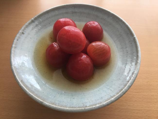 ミニトマトのあっさり昆布だし漬け しあわせこよみごはん