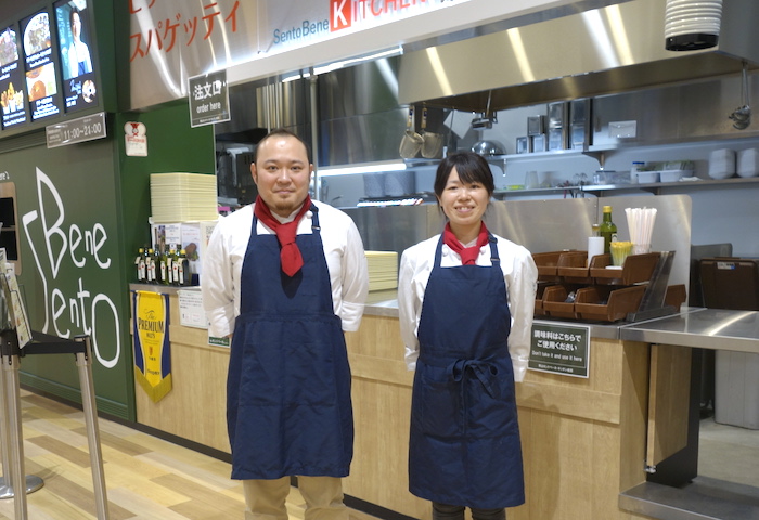 フードコートで大人気のヴィーガンパスタ 青山セントベーネキッチン イオンスタイル成田店